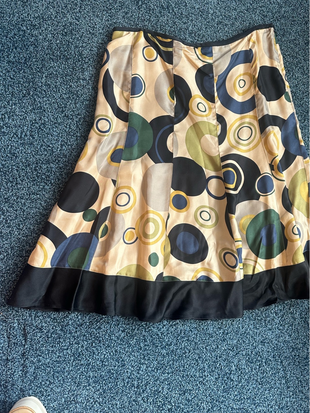 Lida Baday size 10 lined silk mod skirt pleats nwot $450